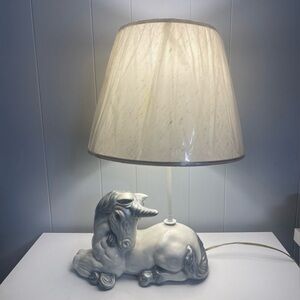 1960 Vintage Unicorn Lamp